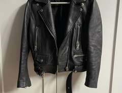 Acne - Leather biker jacket