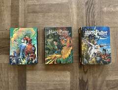 3 stycken Harry Potter böcker