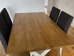 köksbord med 6 stolar