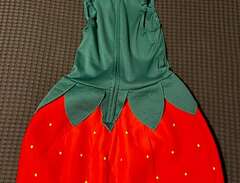 Kostym klänning jordgubbe