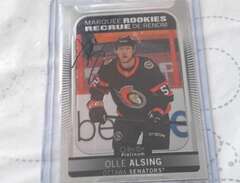 Olle Alsing rookie card med...