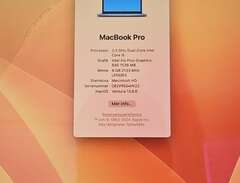 Macbook pro (2017) 120 GB