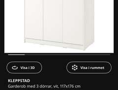 Ikea vihals garderob