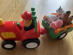 barnleksak Traktor med släp