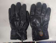 polis skinn handskar
