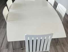 Matbord med stolar 260cm