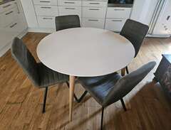 matbord mio med 4st stolar