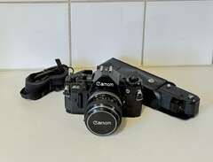 Canon A-1 med FD 50m/f1,4 &...
