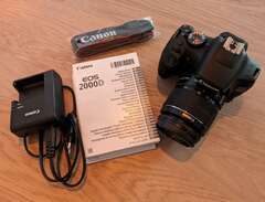 Canon Eos 2000D inkl 18-15...
