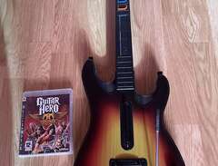 Guitar Hero med Gitarr PS3