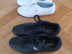 Ganttyg sneakersoch Lacoste...