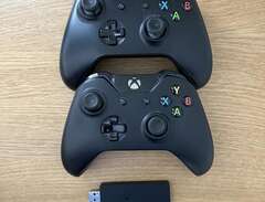 2 st Xbox Controller med ad...