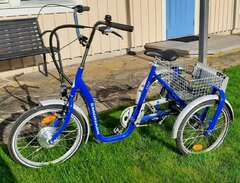 3-hjuling cykel elcykel i m...