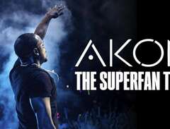4 st Akon biljetter till salu