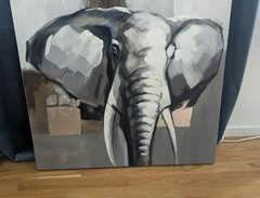 Tavla (elefant, grå)