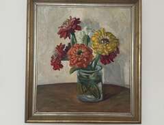 Tavla/målning med blommor