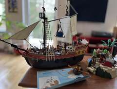 Playmobil piratskepp med ö
