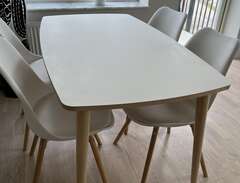 Ikea bord +Jysk stolar