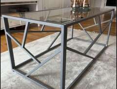 Soffbord med glasskiva grå/...
