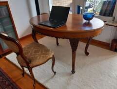 Rokoko-bord och stol
