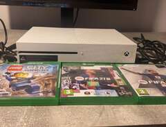 Xbox one S + 3 stycken spel