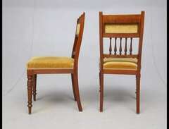 6 st antika stoppade stolar