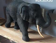 Stor tung Elefant 90X50X30 cm