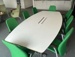 Konferensbord + 8 stolar