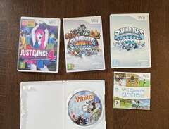 Wii spel, fem stycken