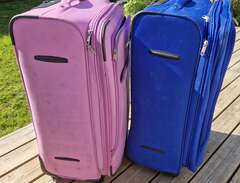 2 stora resväskor i använt...