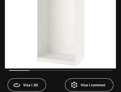 IKEA PAX 100x60x235 VIT GAR...