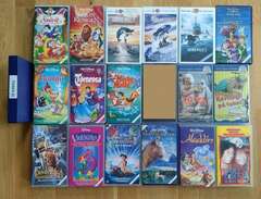 Barnfilmer VHS Disney m.m....