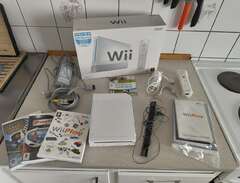 Nintendo Wii + 4 Spel - Fin...