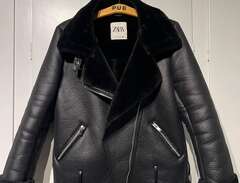 Zara Aviator faux leather j...