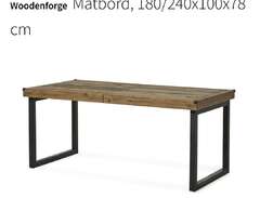 Woodenforge matbord+bänk, 4...