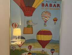 Babar et les ballons, inramad