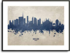 Poster - Skyline Milano Ita...