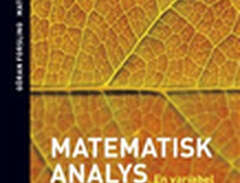 Matematisk analys En variabel