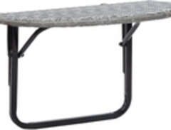 Balkongbord grå 60x60x40 cm...