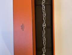 Hermès armband silver länk