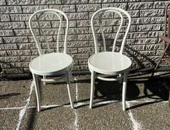 retro 2 vita öglan stolar Ikea