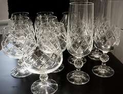 13 st Kristallglas, från Bo...