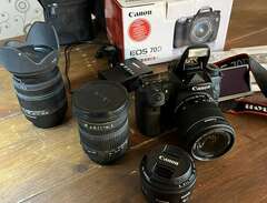 Paket Canon EOS 70D + 4st o...