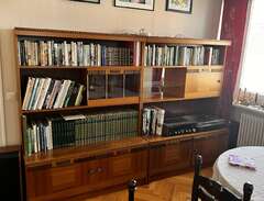 vintage bokhylla i två delar