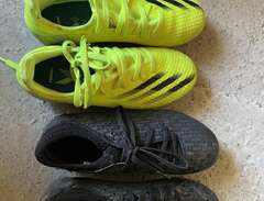 Adidas och Puma fotbollsskor