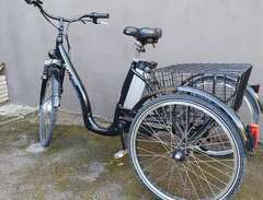 Tre hjulig elcykel
