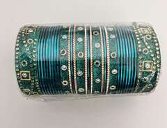 Indiska armband set turkos/...