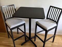 IKEA bar bord med 2 stolar