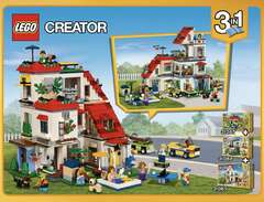 3 Lego mini modular hus