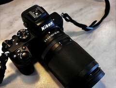 Nikon Z50 med två objektiv